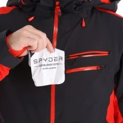 Spyder, Orbiter Ski-jas Heren Charcoal Grijs -Cmp Ski-uitrusting Winkel spyder orbiter aa jas gevoerd heren charcoal grijs zwart 22spyde132v1 BI 12