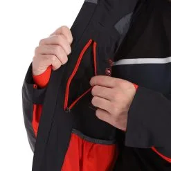 Spyder, Orbiter Ski-jas Heren Charcoal Grijs -Cmp Ski-uitrusting Winkel spyder orbiter aa jas gevoerd heren charcoal grijs zwart 22spyde132v1 BI 13