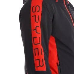 Spyder, Orbiter Ski-jas Heren Charcoal Grijs -Cmp Ski-uitrusting Winkel spyder orbiter aa jas gevoerd heren charcoal grijs zwart 22spyde132v1 BI 15