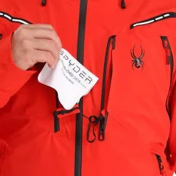 Spyder, Pinnacle Gtx Ski-jas Heren Volcano Rood -Cmp Ski-uitrusting Winkel spyder pinnacle gtx aa jas gevoerd heren volcano rood 22spyde131v3 BI 12