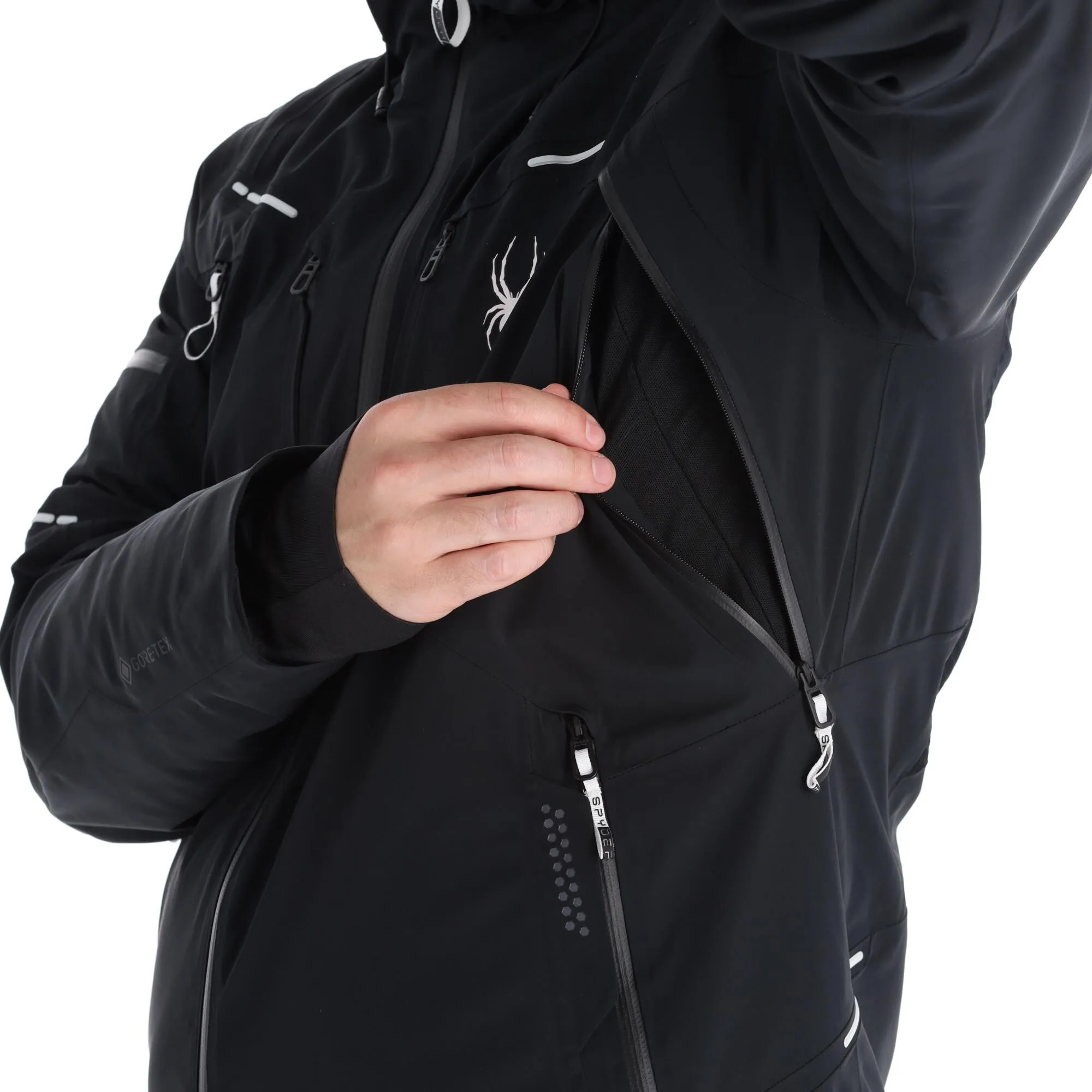 Spyder, Pinnacle Gtx Ski-jas Heren Zwart 11 Spyder, Pinnacle Gtx Ski-jas Heren Zwart - Afbeelding 11