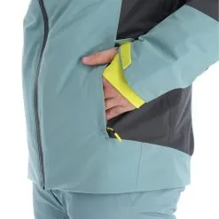 Spyder, Seventy - Eight Ski-jas Heren Ebony Tundra Grijs -Cmp Ski-uitrusting Winkel spyder seventy eight aa jas gevoerd heren ebony tundra grijs 22spyde135v3 BI 11