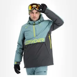 Spyder, Signal Winter Anorak Heren Tundra Blauw -Cmp Ski-uitrusting Winkel spyder signal af anorak heren tundra blauw 22spyde118v2 BI 04