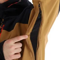 Sun Valley, Darkyl Ski-jas Heren Camel Bruin 19 Sun Valley, Darkyl Ski-jas Heren Camel Bruin -Cmp Ski-uitrusting Winkel sun valley darkyl aa jas gevoerd heren camel bruin 22suva101v1 BI 09