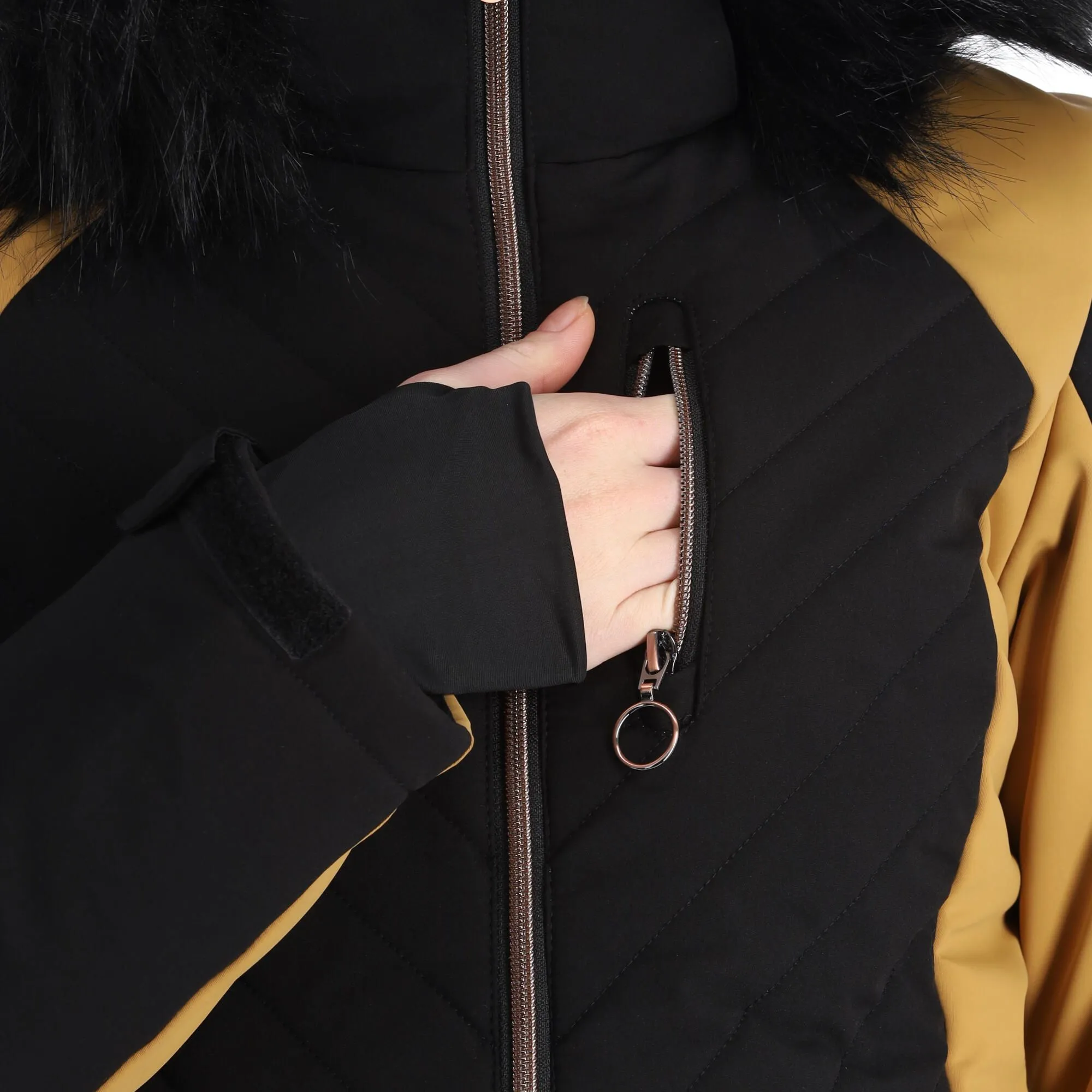 Sun Valley, Kors Ski-jas Dames Zwart 12 Sun Valley, Kors Ski-jas Dames Zwart - Afbeelding 12