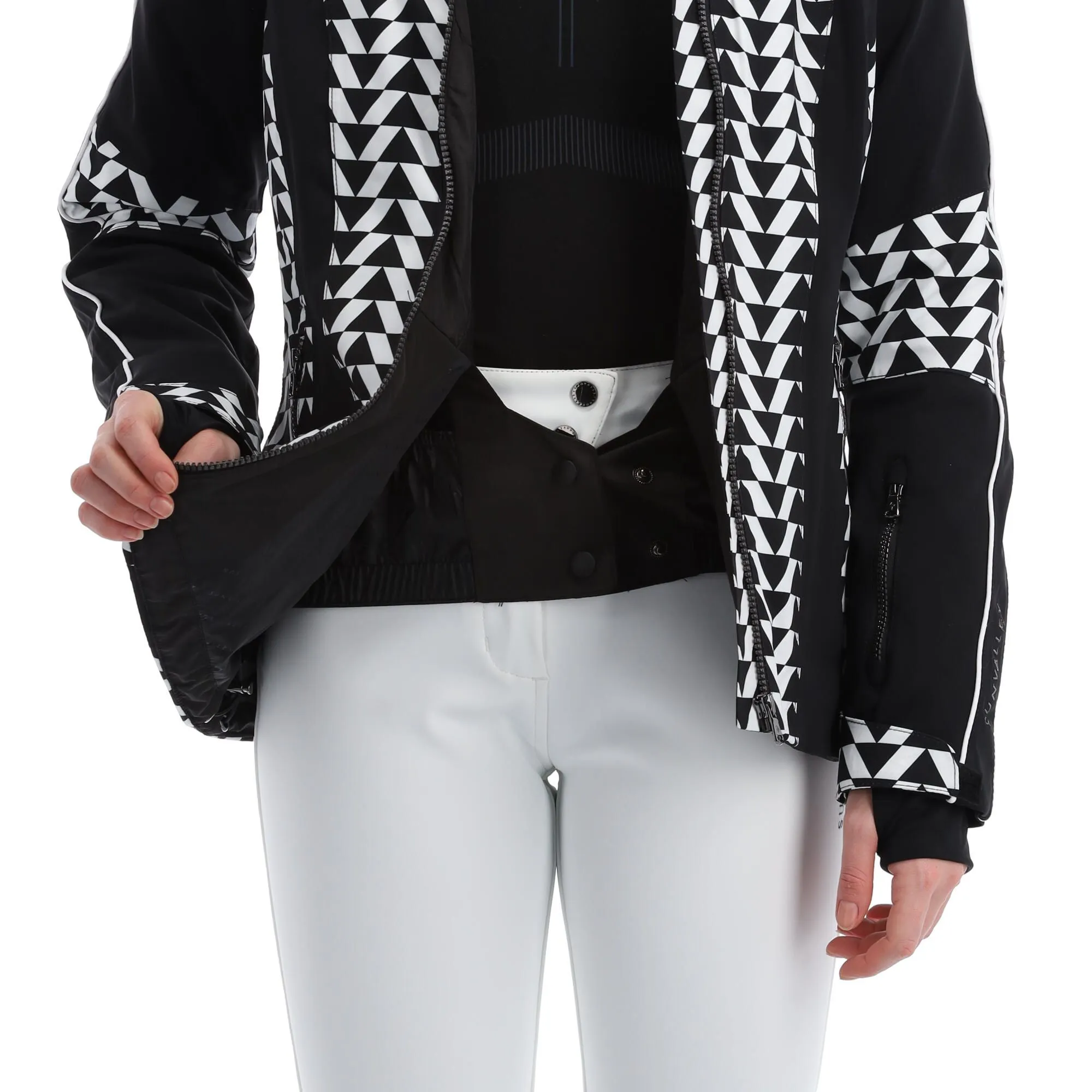 Sun Valley, Kratch Ski-jas Dames Zwart 8 Sun Valley, Kratch Ski-jas Dames Zwart - Afbeelding 8