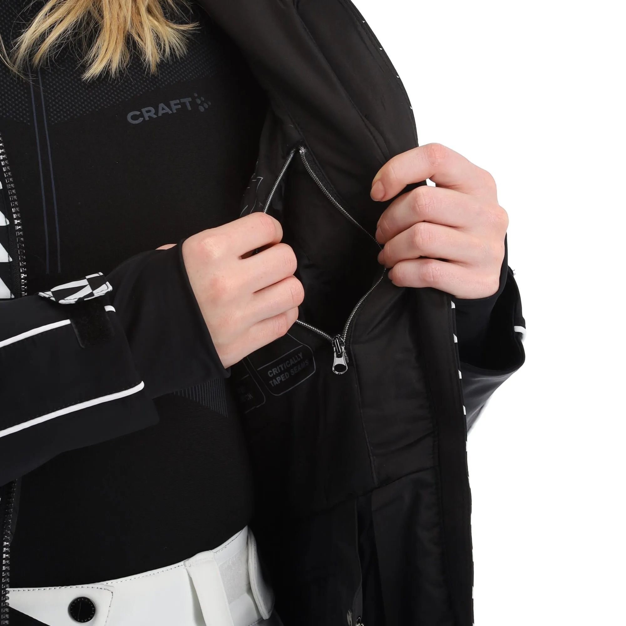 Sun Valley, Kratch Ski-jas Dames Zwart 12 Sun Valley, Kratch Ski-jas Dames Zwart - Afbeelding 12