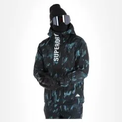 Superdry, Rescue Jacket Ski-jas Heren Brush Camo Dark Large Groen, Zwart -Cmp Ski-uitrusting Winkel superdry rescue jacket aa jas gevoerd heren brush camo dark large 22super103v2 BI 04