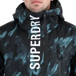 Superdry, Rescue Jacket Ski-jas Heren Brush Camo Dark Large Groen, Zwart -Cmp Ski-uitrusting Winkel superdry rescue jacket aa jas gevoerd heren brush camo dark large 22super103v2 BI 13