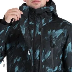 Superdry, Rescue Jacket Ski-jas Heren Brush Camo Dark Large Groen, Zwart -Cmp Ski-uitrusting Winkel superdry rescue jacket aa jas gevoerd heren brush camo dark large 22super103v2 BI 14