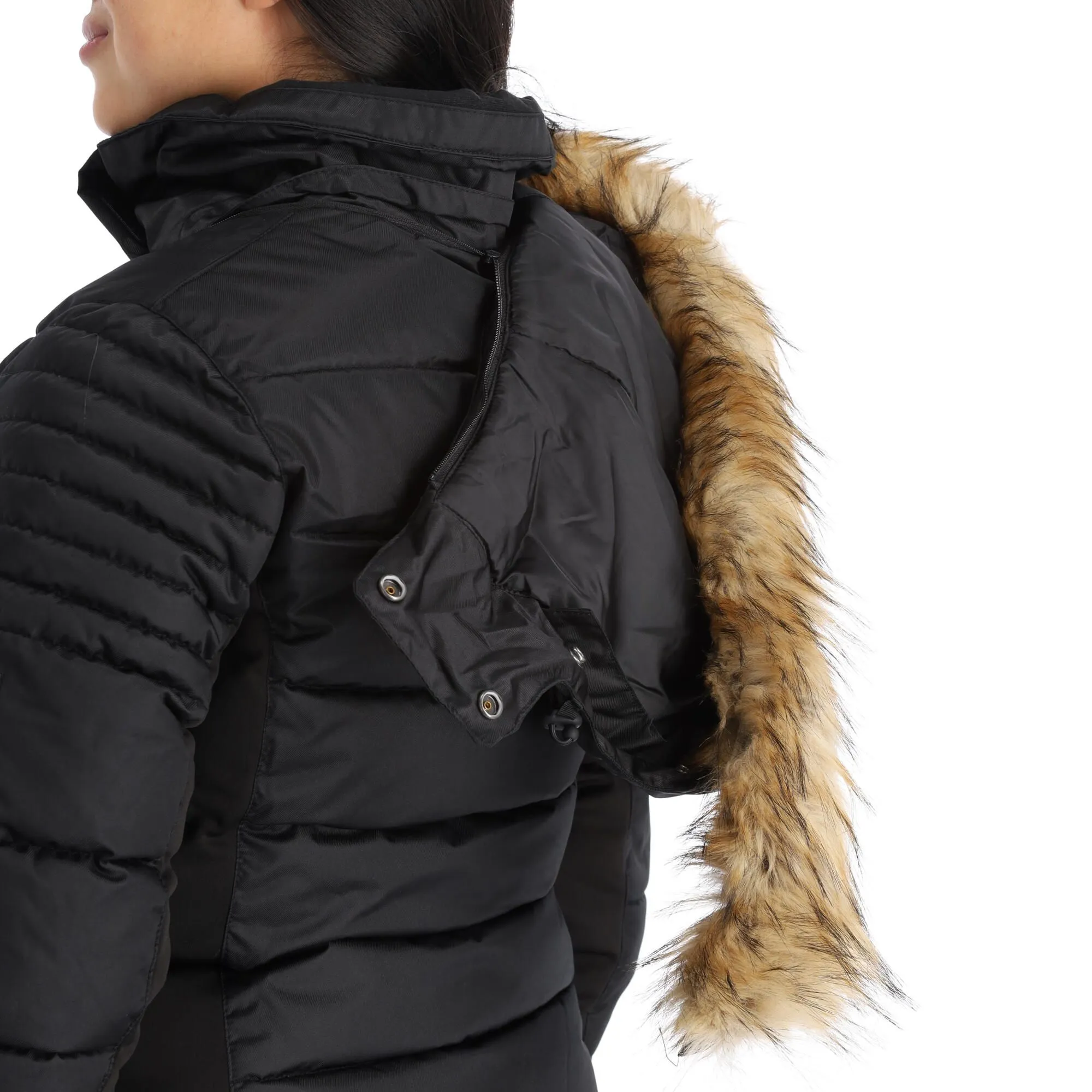 Superdry, Snow Luxe Puffer Ski-jas Dames Zwart 11 Superdry, Snow Luxe Puffer Ski-jas Dames Zwart - Afbeelding 11