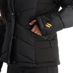Superdry, Snow Luxe Puffer Ski-jas Dames Zwart 26 Superdry, Snow Luxe Puffer Ski-jas Dames Zwart -Cmp Ski-uitrusting Winkel superdry snow luxe puffer ad midlayer dons jas dames zwart 22super110v2 BI 13
