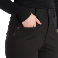 Superdry, Softshell Slalom Pant Skibroek Dames Zwart -Cmp Ski-uitrusting Winkel superdry softshell slalom pant ba skibroek gevoerd dames zwart 22super107v1 BI 07