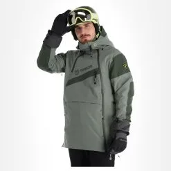 Tenson, Aerismo Jackorak Ski-jas Heren Grey Groen -Cmp Ski-uitrusting Winkel tenson aerismo jackorak aa jas gevoerd heren grey groen 22tenso109v2 BI 04