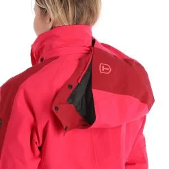 Tenson, Core Ski Jacket Ski-jas Dames Cerise Rood -Cmp Ski-uitrusting Winkel tenson core ski jacket aa jas gevoerd dames cerise rood AA21ten107a BI 10