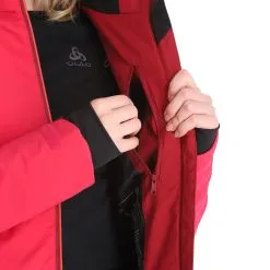 Tenson, Core Ski Jacket Ski-jas Dames Cerise Rood -Cmp Ski-uitrusting Winkel tenson core ski jacket aa jas gevoerd dames cerise rood AA21ten107a BI 13