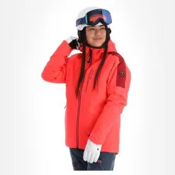 Tenson, Core Ski Jacket Ski-jas Dames Coral Roze -Cmp Ski-uitrusting Winkel tenson core ski jacket aa jas gevoerd dames coral roze 22tenso102v2 BI 04