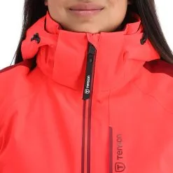 Tenson, Core Ski Jacket Ski-jas Dames Coral Roze -Cmp Ski-uitrusting Winkel tenson core ski jacket aa jas gevoerd dames coral roze 22tenso102v2 BI 07