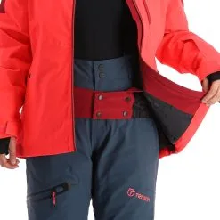 Tenson, Core Ski Jacket Ski-jas Dames Coral Roze -Cmp Ski-uitrusting Winkel tenson core ski jacket aa jas gevoerd dames coral roze 22tenso102v2 BI 09