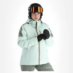 Tenson, Core Ski Jacket Ski-jas Dames Light Groen -Cmp Ski-uitrusting Winkel tenson core ski jacket aa jas gevoerd dames light groen 22tenso102v3 BI 04
