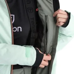 Tenson, Core Ski Jacket Ski-jas Dames Light Groen -Cmp Ski-uitrusting Winkel tenson core ski jacket aa jas gevoerd dames light groen 22tenso102v3 BI 12