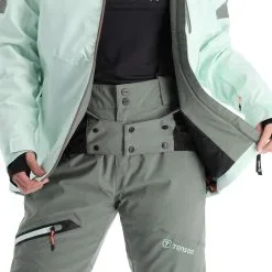Tenson, Core Ski Jacket Ski-jas Dames Light Groen -Cmp Ski-uitrusting Winkel tenson core ski jacket aa jas gevoerd dames light groen 22tenso102v3 BI 13