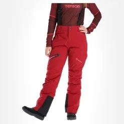 Tenson, Core Ski Pants Skibroek Dames Deep Rood -Cmp Ski-uitrusting Winkel tenson corepc plus ba skibroek gevoerd dames wine rood BA21ten108b BI 04