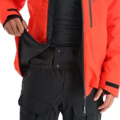 Tenson, Core Ski Jacket Ski-jas Heren Oranje -Cmp Ski-uitrusting Winkel tenson corepc plus jkt aa jas gevoerd heren rood AA11ten101a BI 07