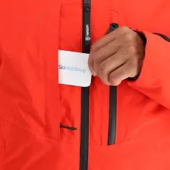 Tenson, Core Ski Jacket Ski-jas Heren Oranje -Cmp Ski-uitrusting Winkel tenson corepc plus jkt aa jas gevoerd heren rood AA11ten101a BI 11