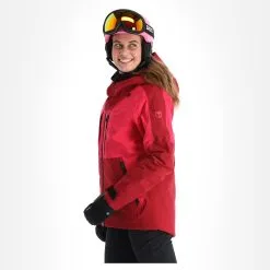 Tenson, Orbit Ski Jacket Ski-jas Dames Cerise Rood -Cmp Ski-uitrusting Winkel tenson orbit ski jacket aa jas gevoerd dames cerise rood 22tenso104v1 BI 04