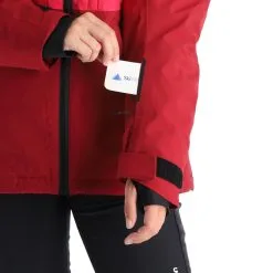 Tenson, Orbit Ski Jacket Ski-jas Dames Cerise Rood -Cmp Ski-uitrusting Winkel tenson orbit ski jacket aa jas gevoerd dames cerise rood 22tenso104v1 BI 08