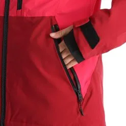 Tenson, Orbit Ski Jacket Ski-jas Dames Cerise Rood -Cmp Ski-uitrusting Winkel tenson orbit ski jacket aa jas gevoerd dames cerise rood 22tenso104v1 BI 11
