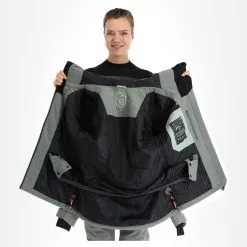 Tenson, Orbit Ski Jacket Ski-jas Dames Grey Groen -Cmp Ski-uitrusting Winkel tenson orbit ski jacket aa jas gevoerd dames grey groen 22tenso104v2 BI 06