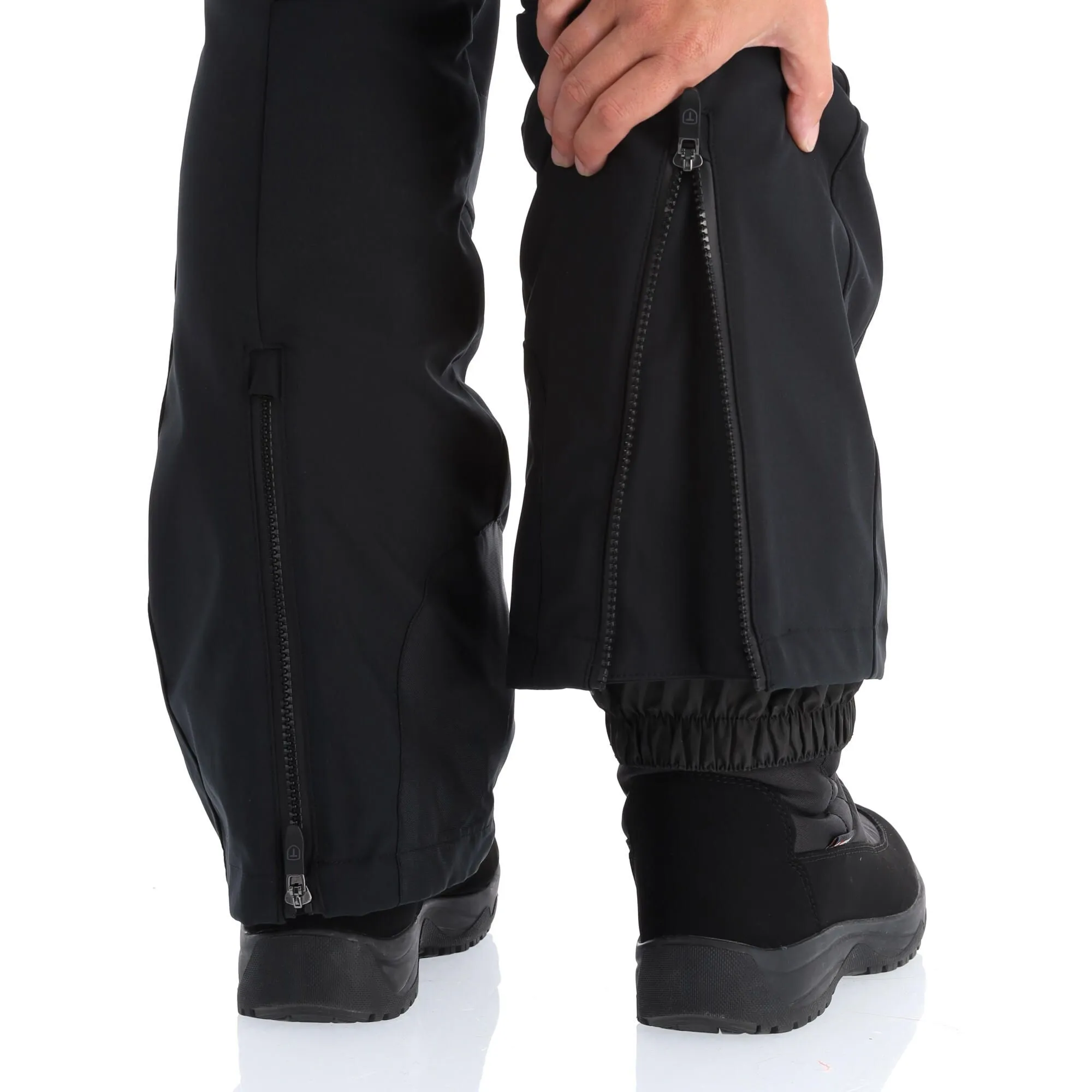 Tenson, Softshell Ski Pants Softshell Skibroek Dames Zwart 7 Tenson, Softshell Ski Pants Softshell Skibroek Dames Zwart - Afbeelding 7