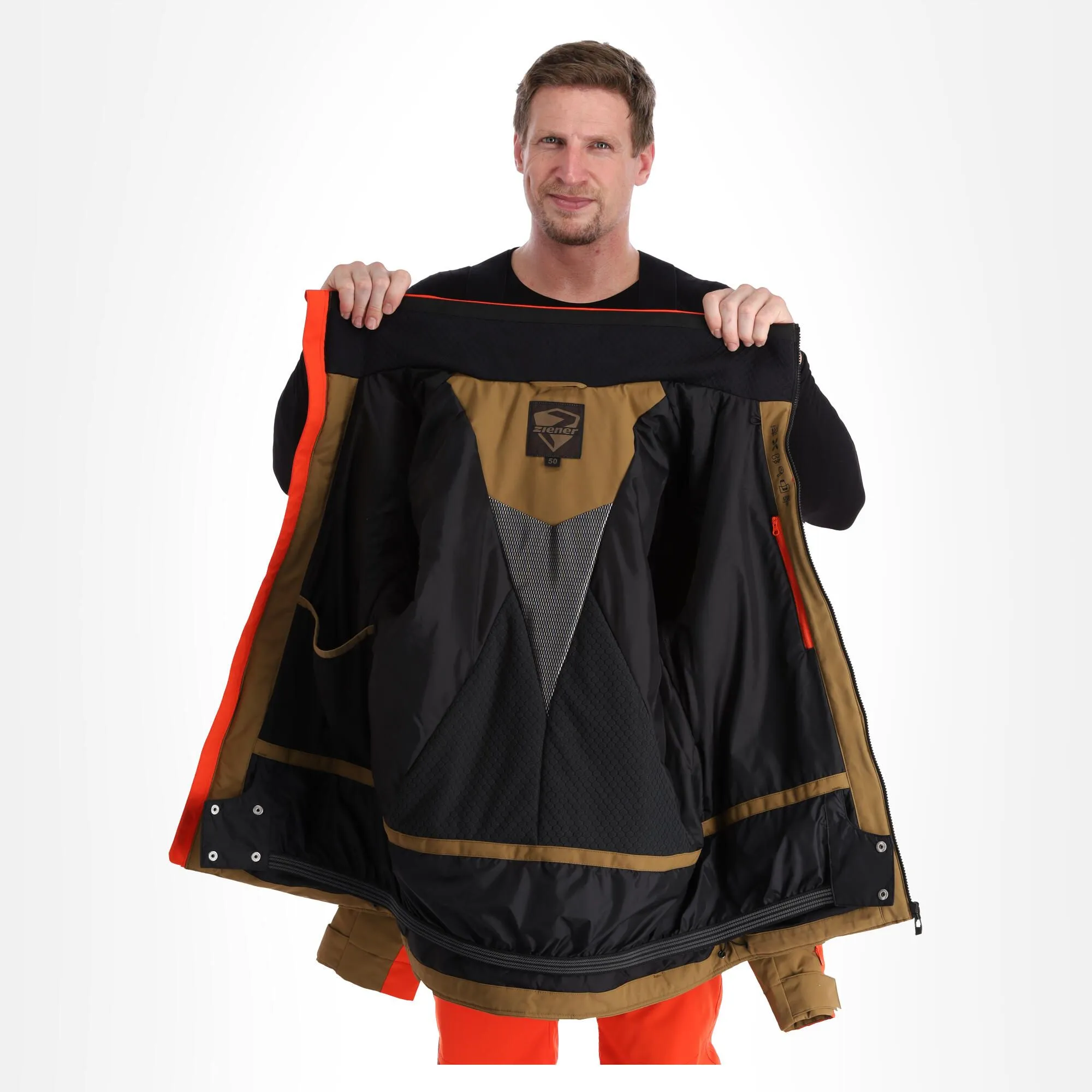 Ziener, Tarpu Ski-jas Heren New Rood 5 Ziener, Tarpu Ski-jas Heren New Rood - Afbeelding 5