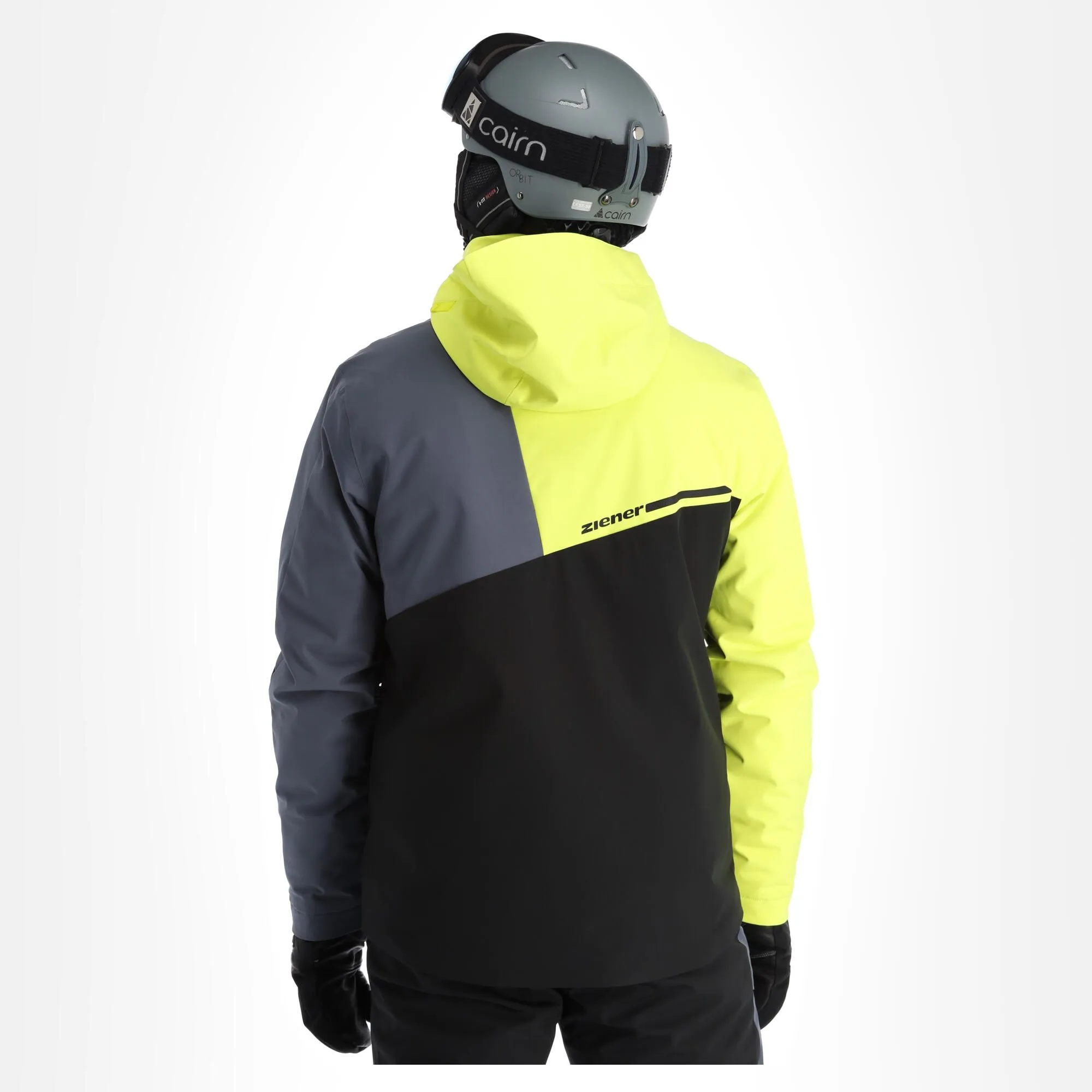 Ziener, Timpa Ski-jas Heren Bitter Lemon Geel, Zwart 2 Ziener, Timpa Ski-jas Heren Bitter Lemon Geel, Zwart - Afbeelding 2